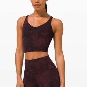 Lululemon Align Tank *Diamond Dye Diamond Dye Cassis Black size 6